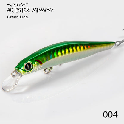 Isca de Pesca de Truta Hunthouse Isca Rígida Sinking Jerkbait 70/80/105mm 7/8.5/18.5g Artist Minnow Isca de Pesca Marinha Twitch Para Robalo