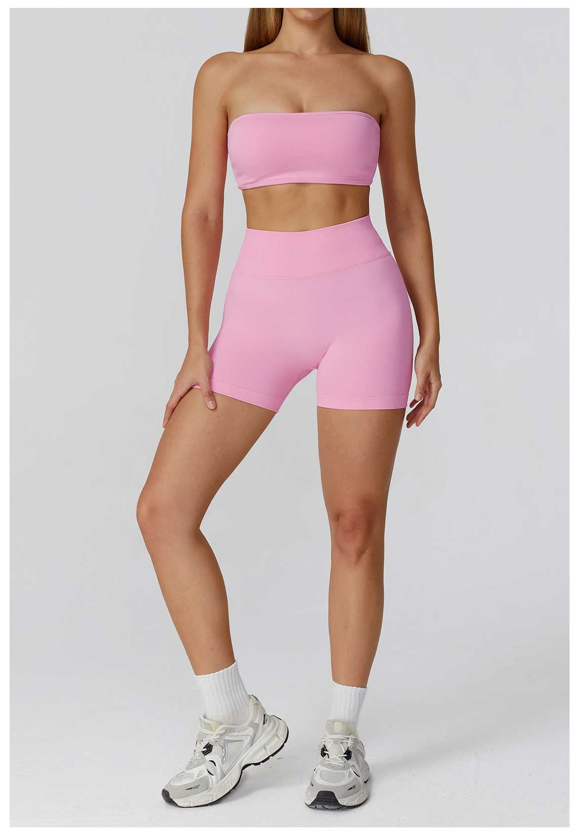 Yoga Clothes Set 2PCS Gym Sportswear Women Sports Bra High Waist Leggings Fitness Suit Running Workout Tracksuit Athletic Wear