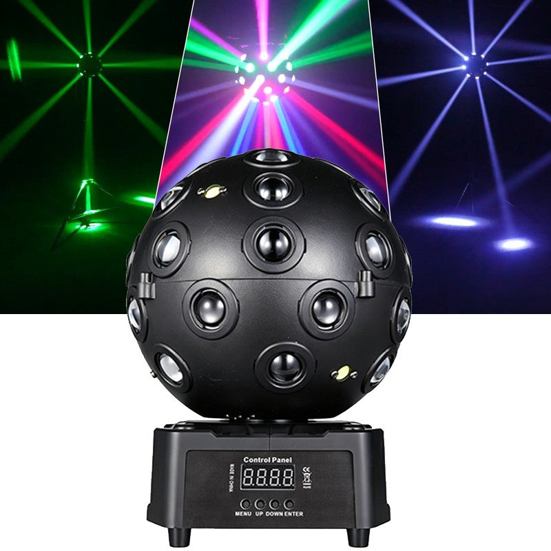 150W Moving Head Light 360°Rotation Disco Ball Beam Stage Light DMX512 4in1 RGBW DJ led lights For Party Christmas Event