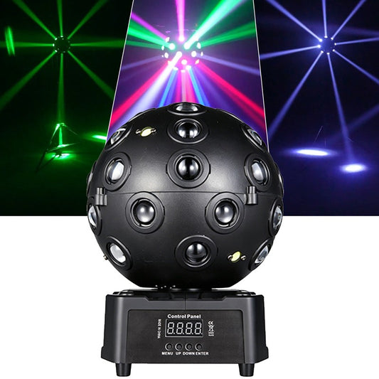 150W Moving Head Light 360°Rotation Disco Ball Beam Stage Light DMX512 4in1 RGBW DJ led lights For Party Christmas Event