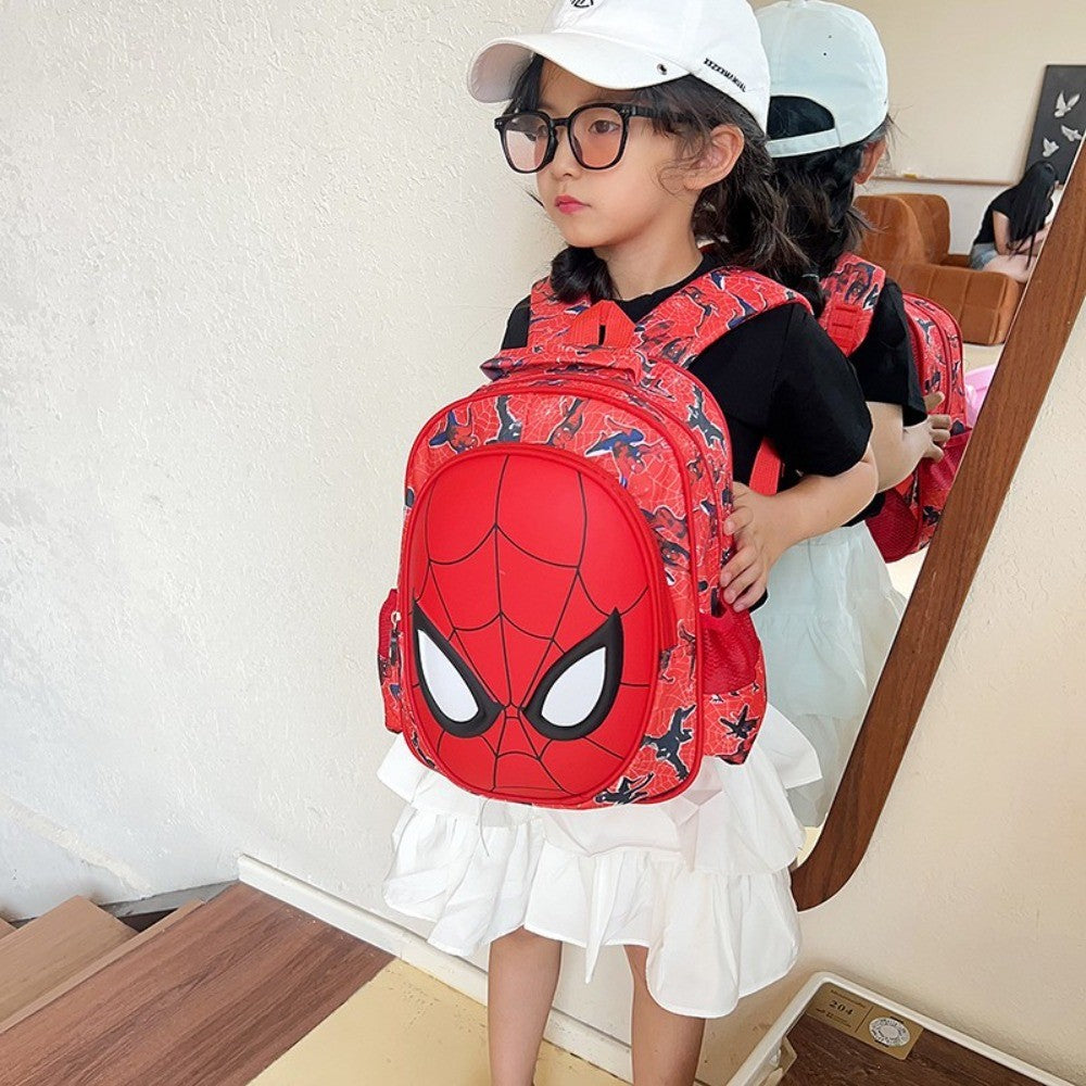 Mochila Infantil Escolar Homem-Aranha da Marvel, Bonita, Leve, Ergonômica, para Meninos e Meninas do Jardim de Infância