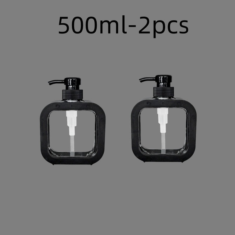 300/500ml Bathroom Soap Dispensers Refillable Lotion Shampoo Shower Gel Holder Portable Travel Dispenser Empty Bath Pump Bottle