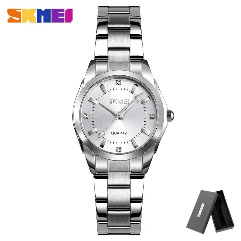 SKMEI1620  For Women Thin Lady Hour Ladies reloj mujer Fashion Simple Quartz Women Watch Japan Movement Luxury Quartz Watches