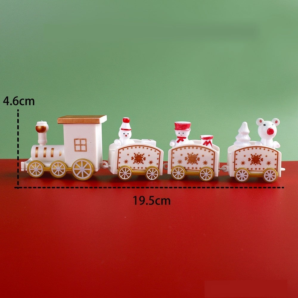 Plastic Train Christmas Ornament Merry Christmas Decoration For Home Xmas Gifts Noel Natal Navidad Happy New Year 2026