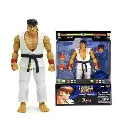 Em estoque Jada Toys Ultra Street Fighter II M.Bison Dhalsim Violent Ken RYU Guile 6" Boneco Colecionável Modelo Brinquedo Presente