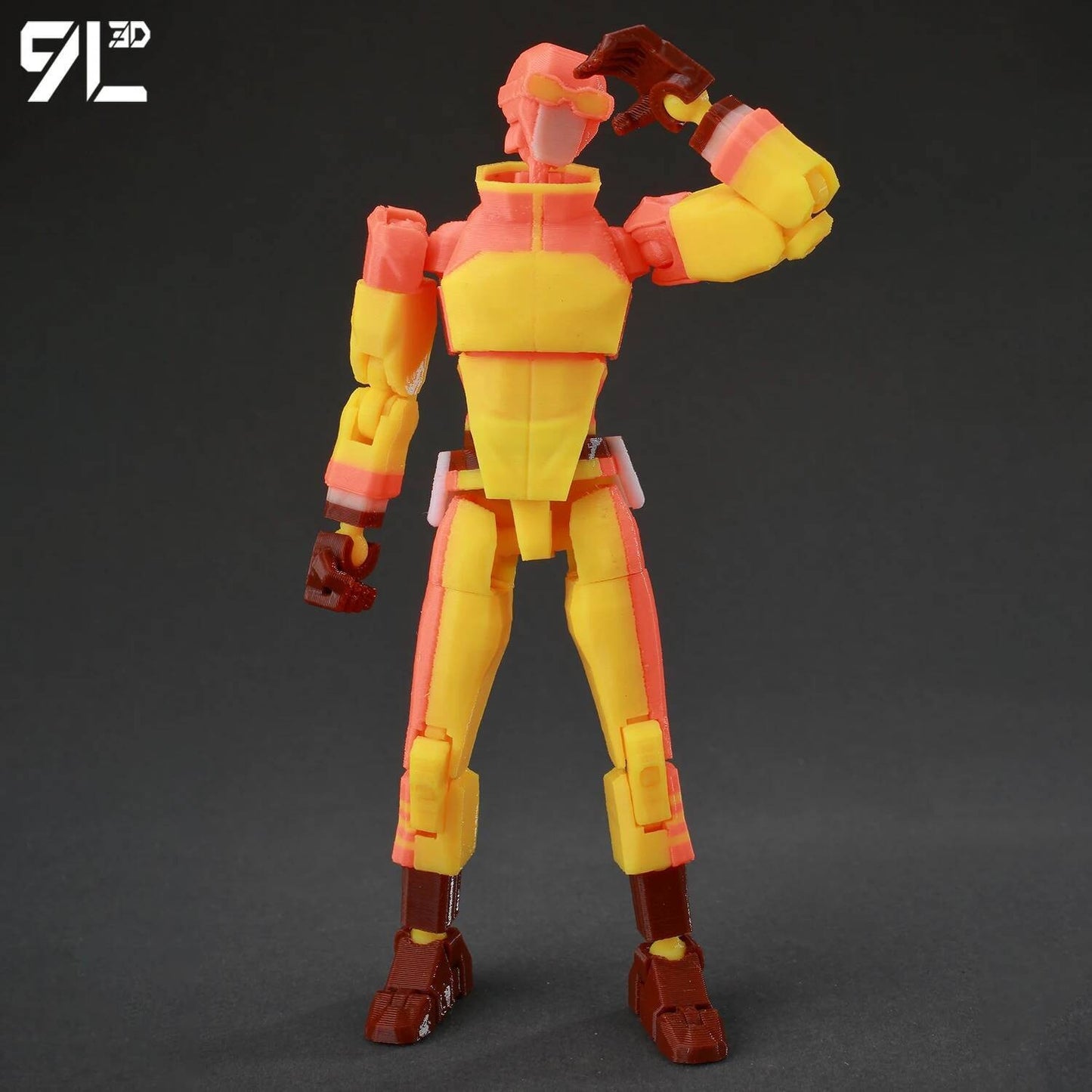 9L3D Impresso Invencível Menino Lucky13 Dummy13 Conquistar LEX Allen Super-heróis Anime Brinquedos Bonecos de Ação Modelo de Manequim Enfeites