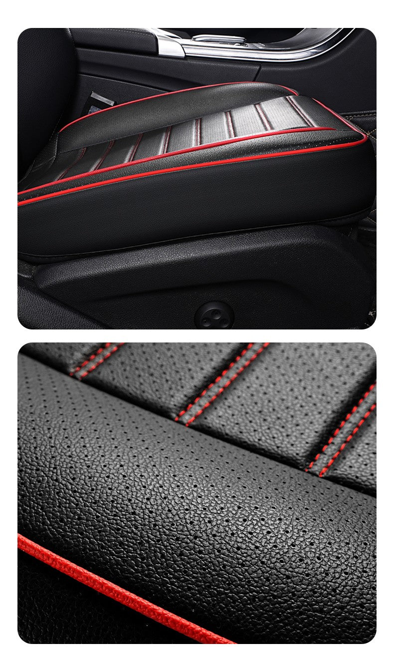 1Pcs PU Leather Car Universal Seat Cover Interior Auto Seat Kits Cushion Four Seasons Protector Mat Front Rear Rows Accessories