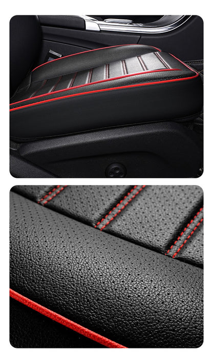 1Pcs PU Leather Car Universal Seat Cover Interior Auto Seat Kits Cushion Four Seasons Protector Mat Front Rear Rows Accessories
