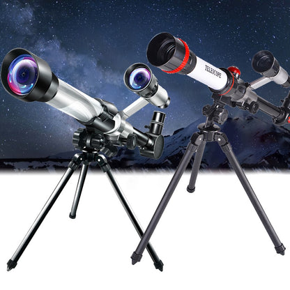Telescópio Astronômico com 3 Oculares Experiência Científica de Uso Duplo Monocular Telescópio de Observação Estrelar Equipamento Didático