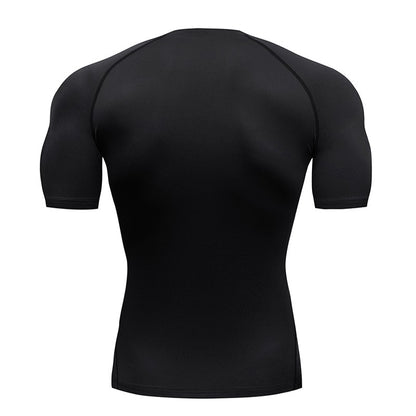 Men Sport T-Shirt Spider Quick Dry Bodybuilding Running Shirt Compression Tops Gym T Shirt Men Fitness Tight Tees Rashgard