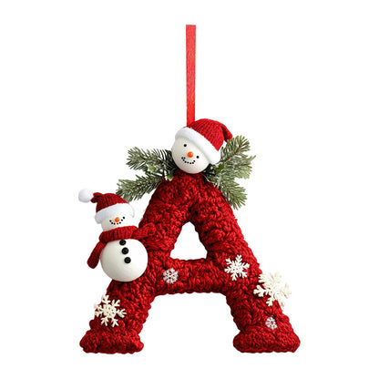 26 Letter Christmas Tree Hanging Personalized Christmas Letter Decoration Holiday Ornaments Christmas Tree Ornaments 2025