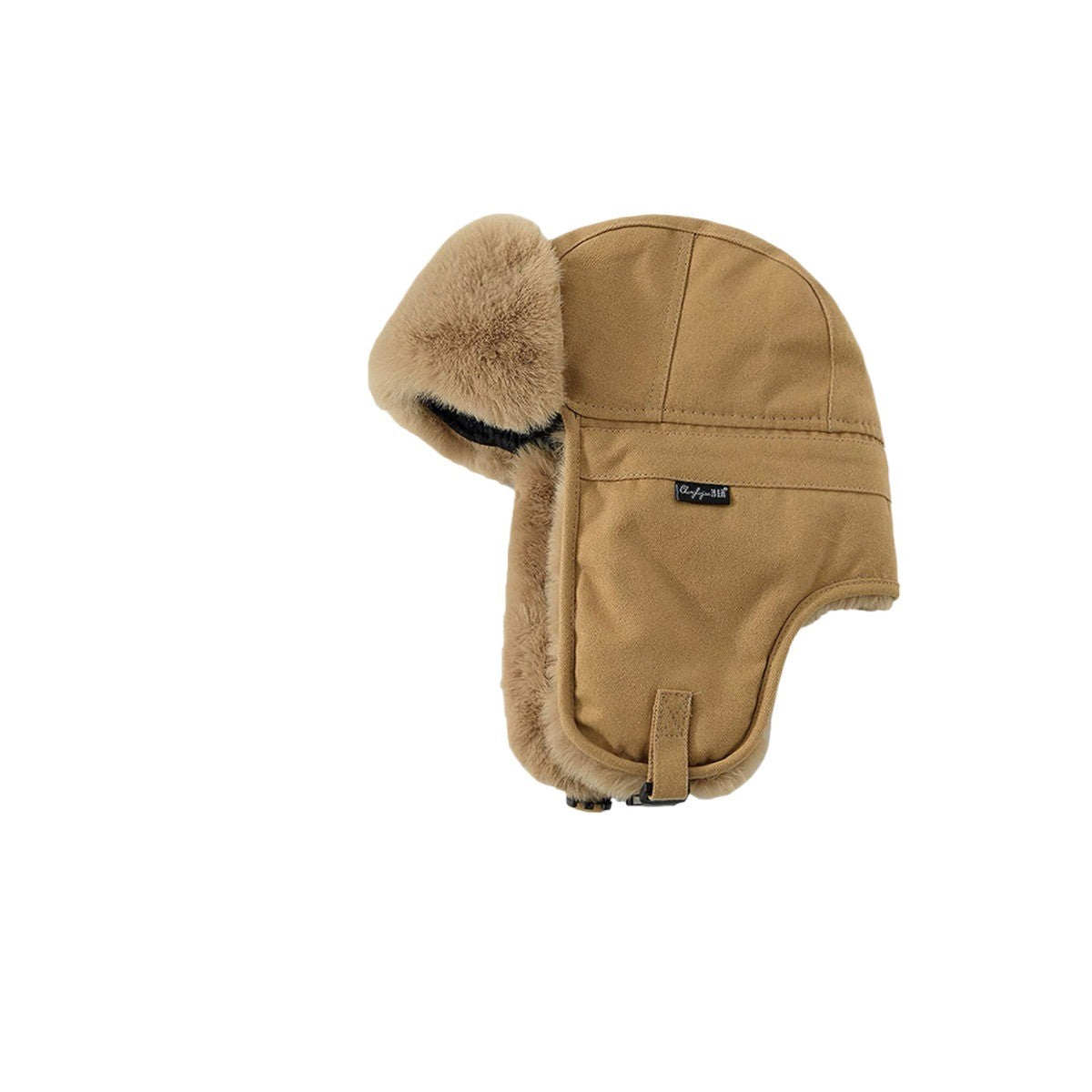 Chapéu Ushanka Feminino Coreano Simples Letras Quente À Prova De Frio Para Andar No Inverno Amantes Selvagens Protetores De Orelha Masculino