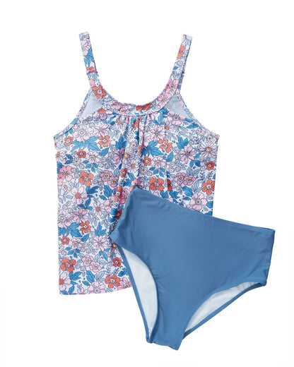 Women Tummy Control Tankini Bathing Suits High Waisted Padded Swimwear Plus Size Beachwear Swimsuit Bikini Sets Female