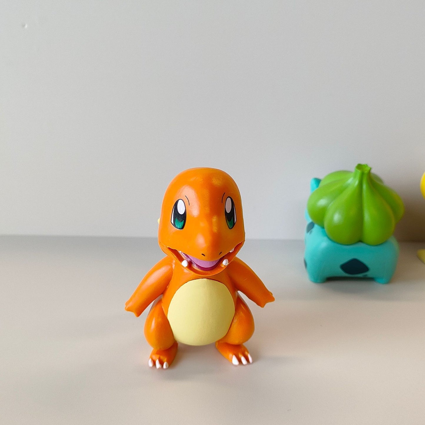 Pokémon Anime Bonecos de Ação Brinquedos Pikachu Modelo Charmander Psyduck Squirtle Jigglypuff Bulbasaur Bonecas Colecionáveis Kawaii Presente Infantil