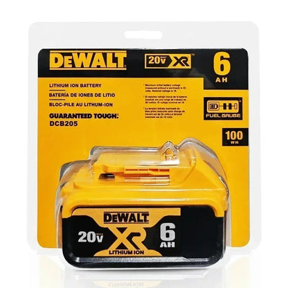 Bateria recarregável de íons de lítio DHL Ship DEWALT 20V 6.0Ah para ferramentas elétricas, substituição de bateria max DCB184 DCB200 DCB182 DCB180 DCB181