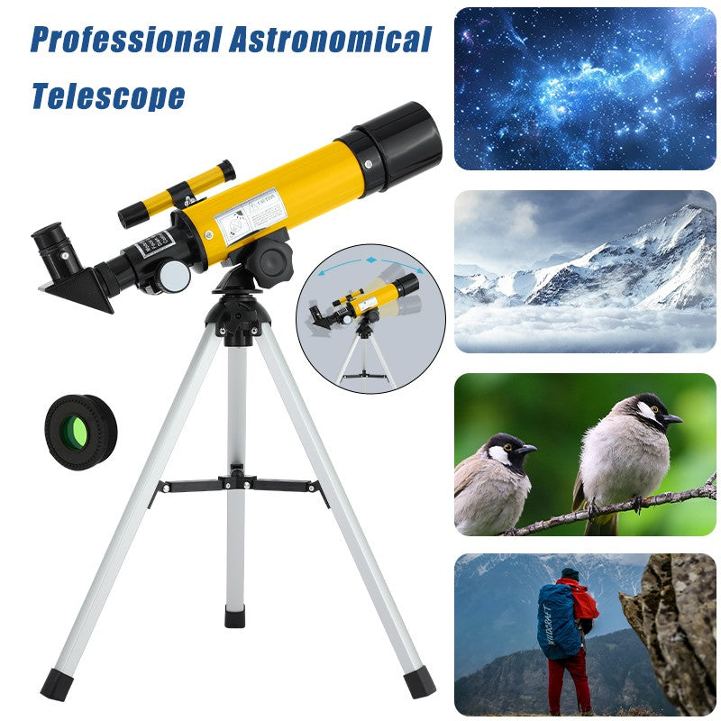 Telescópio astronômico F36050 com grande abertura, alta definição e alta ampliação para observação da lua e das estrelas