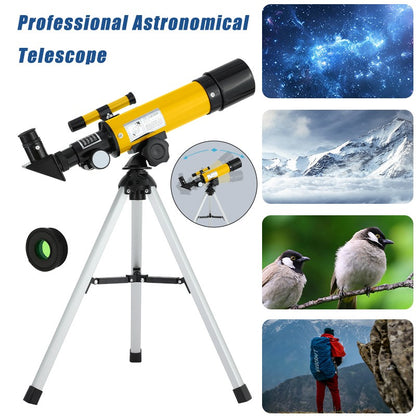 Telescópio astronômico F36050 com grande abertura, alta definição e alta ampliação para observação da lua e das estrelas