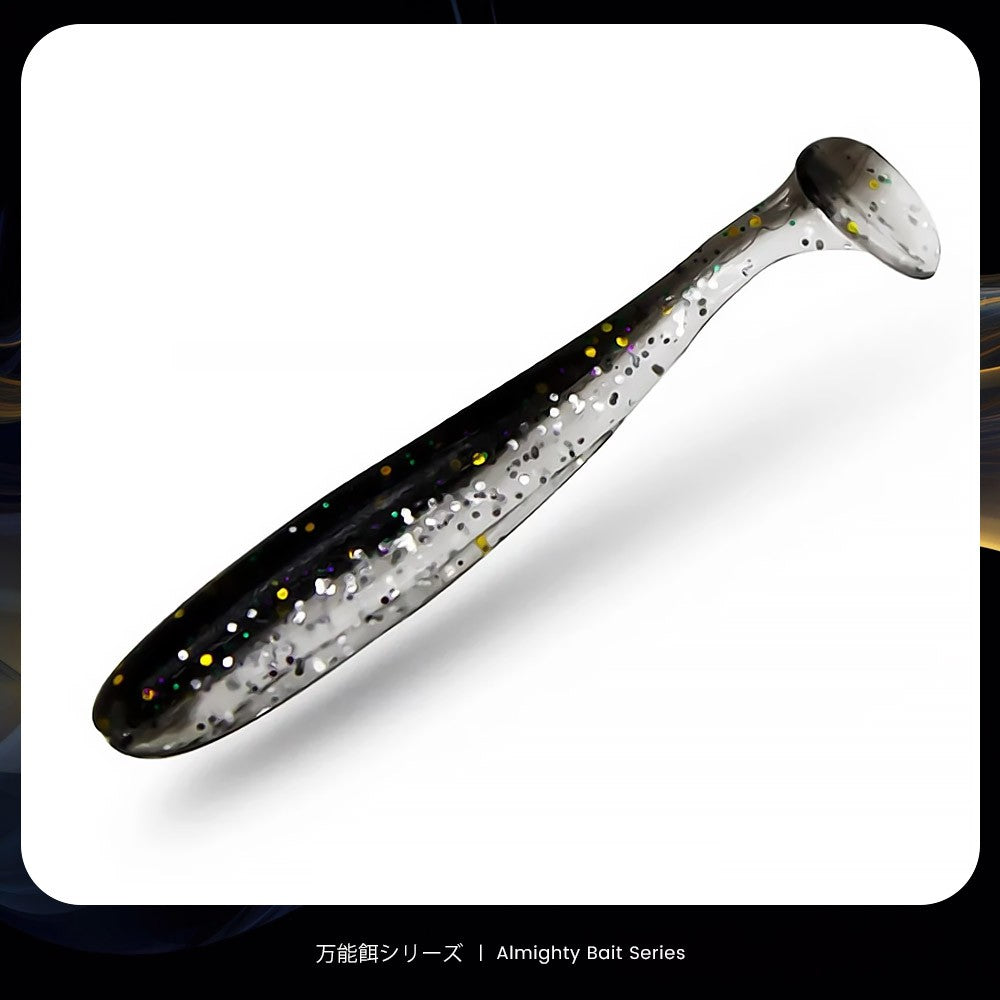 Bazuca 100mm 150mm Isca de Pesca Big Easy Shiner Shad Worm Silicone T Cauda Iscas Macias Wobbler Swimbait Pesca Baixo Perca Inverno