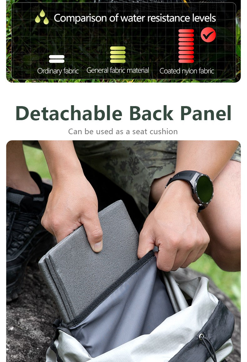 BISINNA Camping Backpack 25+10L Ultralight Travel Bag for Men Women Large Capacity Outdoor Sports Climbing Hiking Backpack