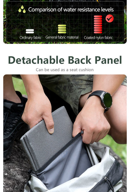 BISINNA Camping Backpack 25+10L Ultralight Travel Bag for Men Women Large Capacity Outdoor Sports Climbing Hiking Backpack