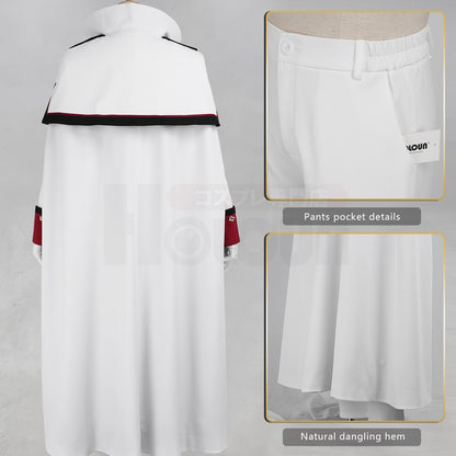 HOLOUN Zero Anime Julius Juukulius Cosplay Costume Cloak Coat Pants Gloves Belt Convention Halloween Christmas Party Outfit