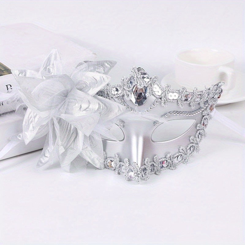 1pc Elevate Your Look with A Stunning Lily Masquerade Mask for Your Next Party or Prom!