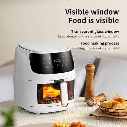 Fritadeira Elétrica 8L Inteligente para Uso Doméstico Cozinha Pizza Cooker Sem Óleo Forno Torradeira Fabricante Atacado 110/220V