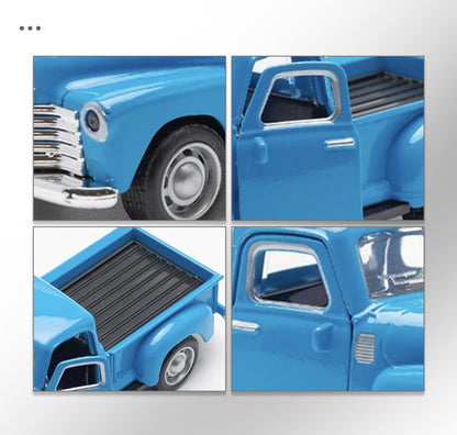 1:32 Alloy Diecast Mustang GT Classic Vintage Car Model Pull Back Car Miniature Vehicle Replica For Collection Gift for Kid