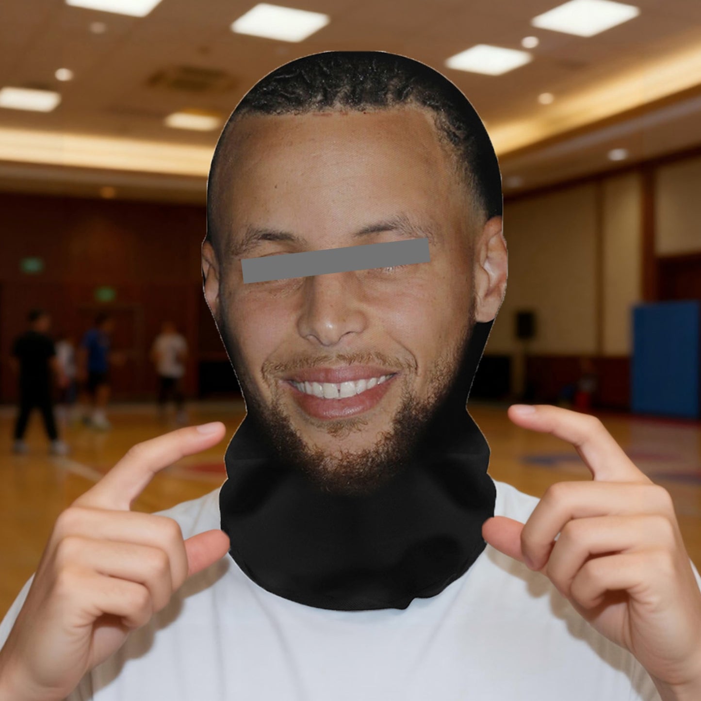 Curry Celebreties 3D Realistic Full Face Mask Head Cover-Curry