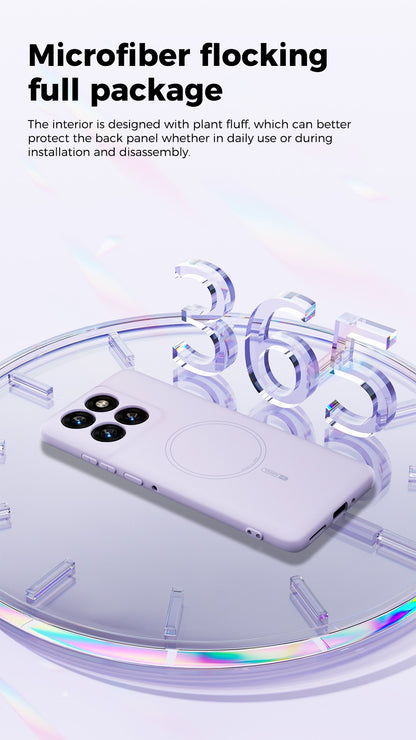 For Motorola Moto Edge 60S 60 Pro Phone Case Hand Feel Liquid Silicone Magsafe Magnetic Soft Mobile Phone Cover