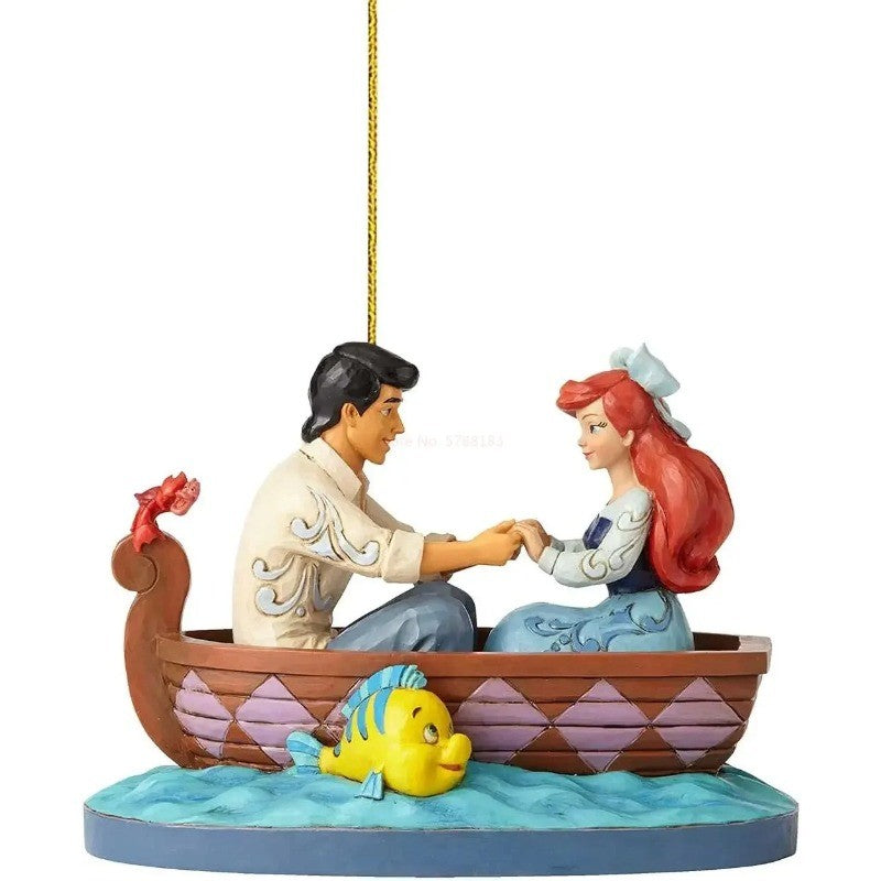 Decoração de Árvore de Natal, Arranjo de Festa de Fim de Ano, Artesanato Infantil de Natal, Brinquedo Infantil de Venda Quente Boneca Princesa Disney Pingente Ornamento Presente