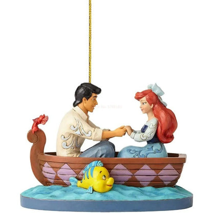 Decoração de Árvore de Natal, Arranjo de Festa de Fim de Ano, Artesanato Infantil de Natal, Brinquedo Infantil de Venda Quente Boneca Princesa Disney Pingente Ornamento Presente