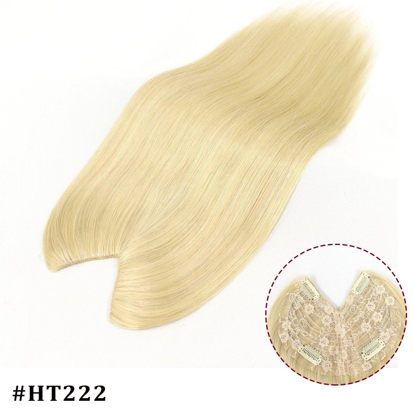 Extensões De Cabelo Humano Com Presilha Em V Para Mulheres Com Topo Invisível Castanho Loiro Destaque Para Mulheres Cabelo Liso Brasileiro Remy 16 Polegadas