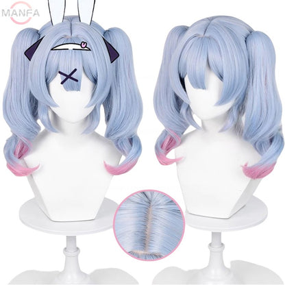 2 estilos de peruca Miku Rabbit Hole Cosplay, perucas sintéticas resistentes ao calor + touca de peruca