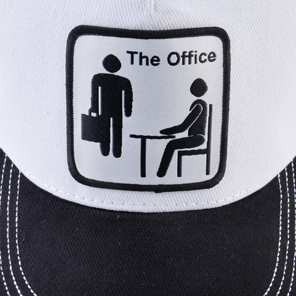 Trucker Caps Unisex Mesh Baseball Caps Men Women Outdoor Breathable Visor Hat Fashion Hip Hop Casquette The OFFICE Drake Bones