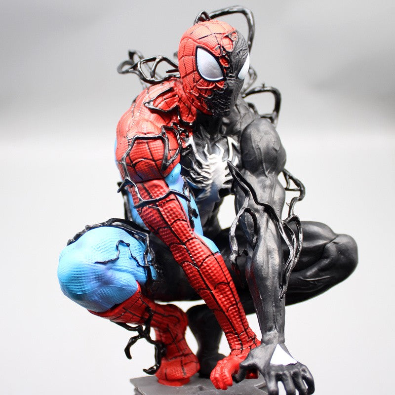 Boneco Homem-Aranha Venom Symbiote Estatuetas Homem-Aranha Boneco Venom Figurine PVC Decoração de Mesa Estátua Modelo Bonecas Brinquedos Presentes de Natal