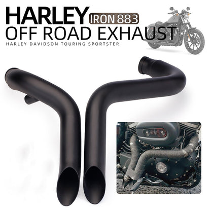 Motorcycle Exhaust Escape Sportster Motorcycle Exhaust XL883 Elbow Bike For Softail Sportster 883 1200
