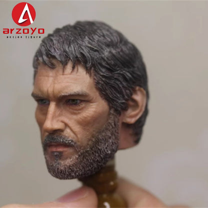 EM ESTOQUE 1/6 Escala The Last Survivor Joel Head Sculpt Modelo De Escultura De Cabeça De Soldado Masculino Compatível Com Corpo De Figura De Ação De 12 Polegadas Em Estoque