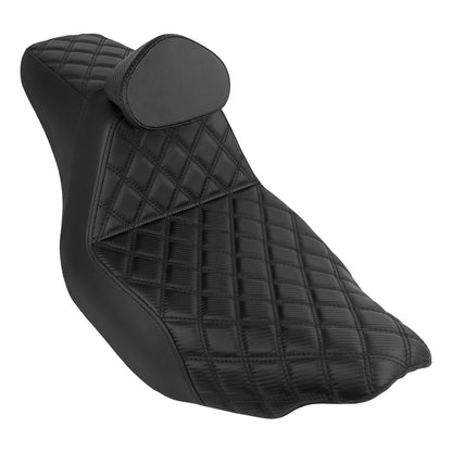 Assento Duplo de Motocicleta com Encosto para Piloto e Passageiro Para Harley Touring FLHR 2024-UP Road Street Glide CVO 2023