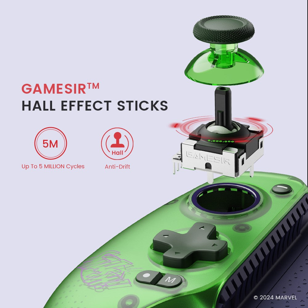 GameSir G8+ Bluetooth Gamepad with Hall Effect, Gaming Controller for Nintendo Switch 2, Mobile Phone, Tablets and PC