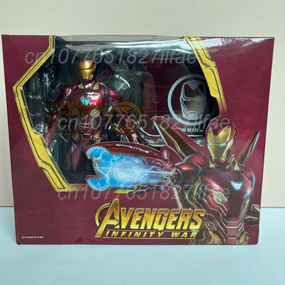 Iron Man Avengers MK85 Ironman MK50 Mark50 Nano Armor Luxury Set with Weapon Action Figure Model Toys Joint Movable Doll Gift ?