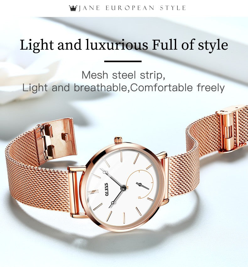 OLEVS Milanese Steel Band Quartz Women's Watch 5190