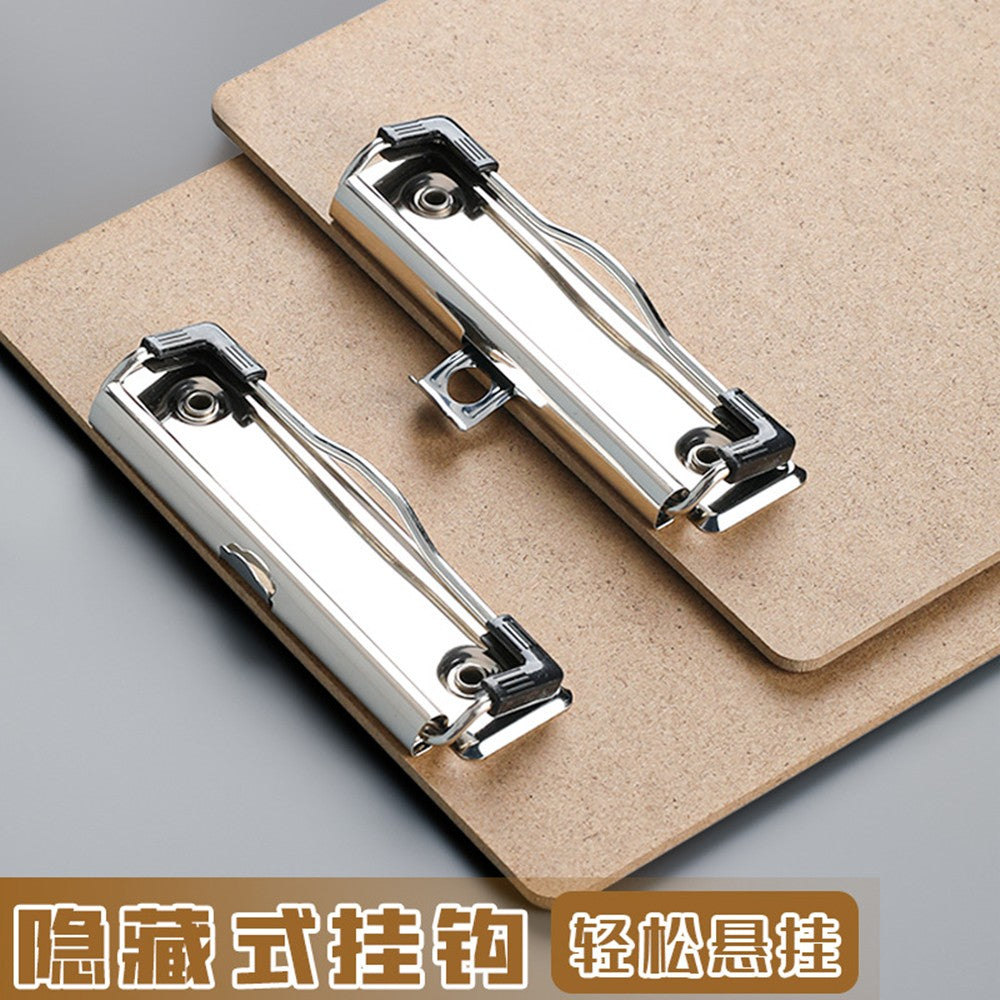 Wooden Board Holding Office Memo File Folder Writing Pad Board Wooden File Storage Container A3 A4 A5 B5 B6 Paper Clip Board