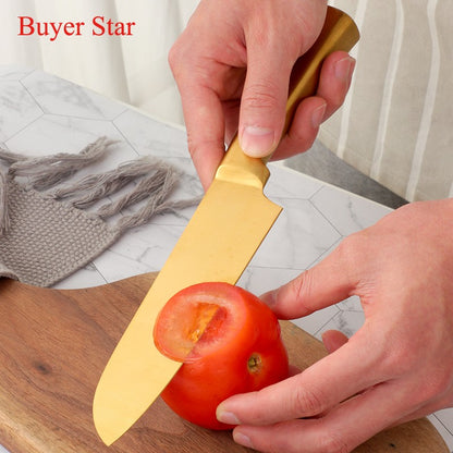 Colorful Durable Kitchen tools Boning Knife Cleaver Stainless Steel cutter- 6.3Inch Blade -Metal Long Handle For BBQ Restaurant