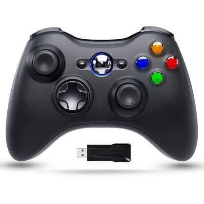 For Xbox 360 Slim/Lite/E/PC Controller,Wireless/Wired Game Remote Control 6-axis Gryo Dual Vibration Precision Joystick Gamepads