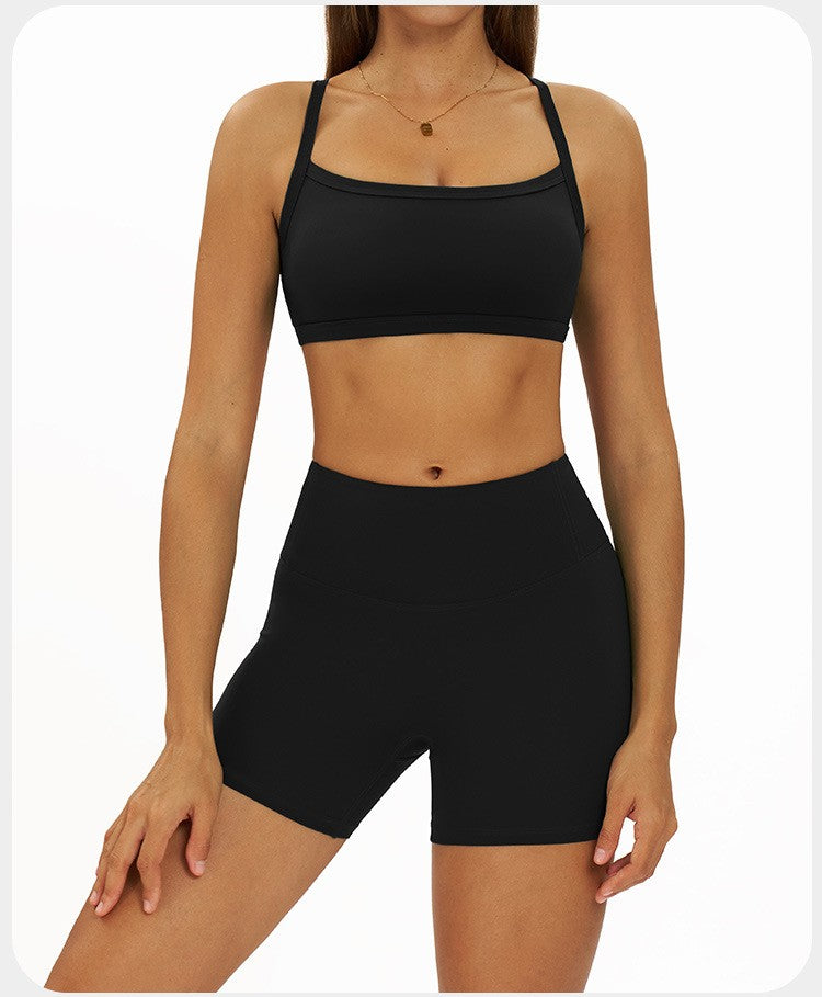 2 Pieces Women's Tracksuit Seamless Yoga Set Workout Outfit Sportswear Gym Clothing High Waist Leggings Fitness Bra Sports Suits