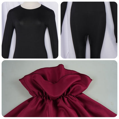 Empty Knight Silk Song Cos Costume Halloween Bumblebee Women's Anime Dance Platform Dress Outer Coat Jumpsuits Headgear