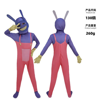 The Amazing Digital Freak Circus Pomni Cosplay Costume Kids Adults Caine Kinger Jumpsuit Tight Fitting Outfit Halloween Costumes