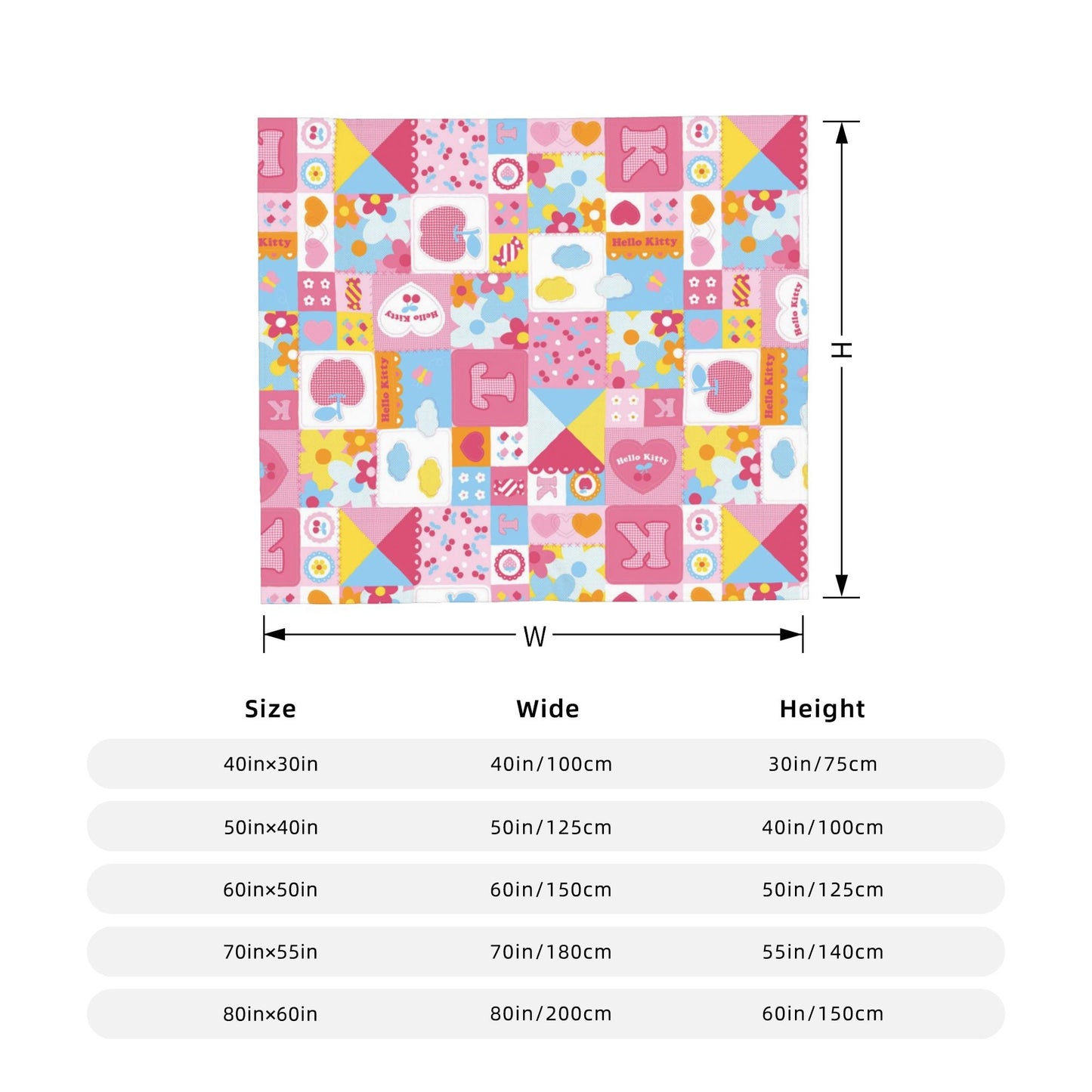 Hello Kitty Passeia de Bicicleta Pelúcia Cobertores Ótimas Mantas para Sofá Cama Sala de Estar 150*125cm Colcha