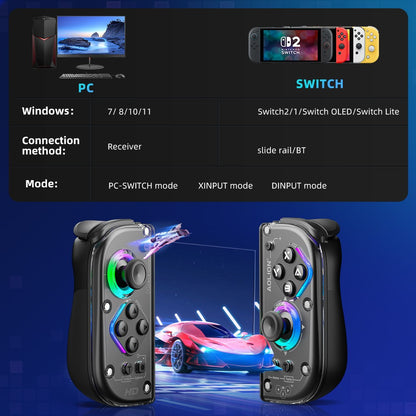 AOLION J20 Hall Joy-con Gamepad for NS2/Switch OLED/Switch NFC HD Shake Lite Left and Right Split Game Controller